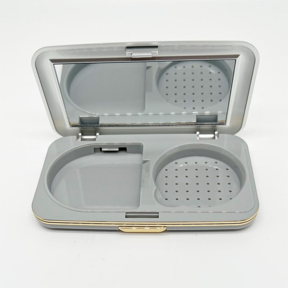 New in Box Mary Kay Silver Foundation Powder Compact with Mirror